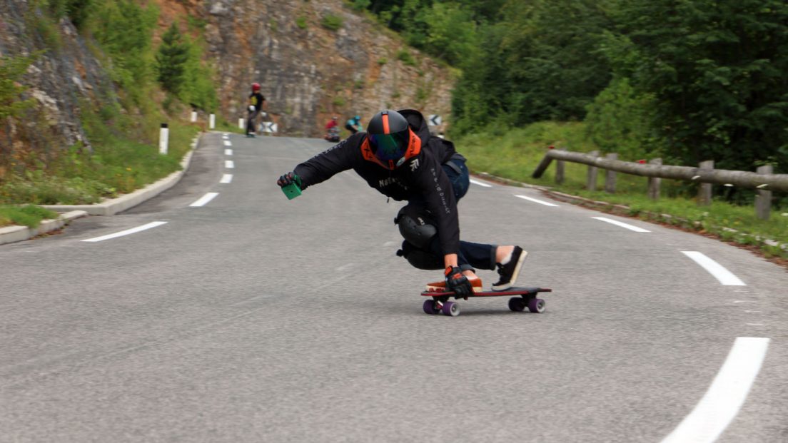 Anotine Carlotti at KnK Longboard Camp, No Paws Down 2021