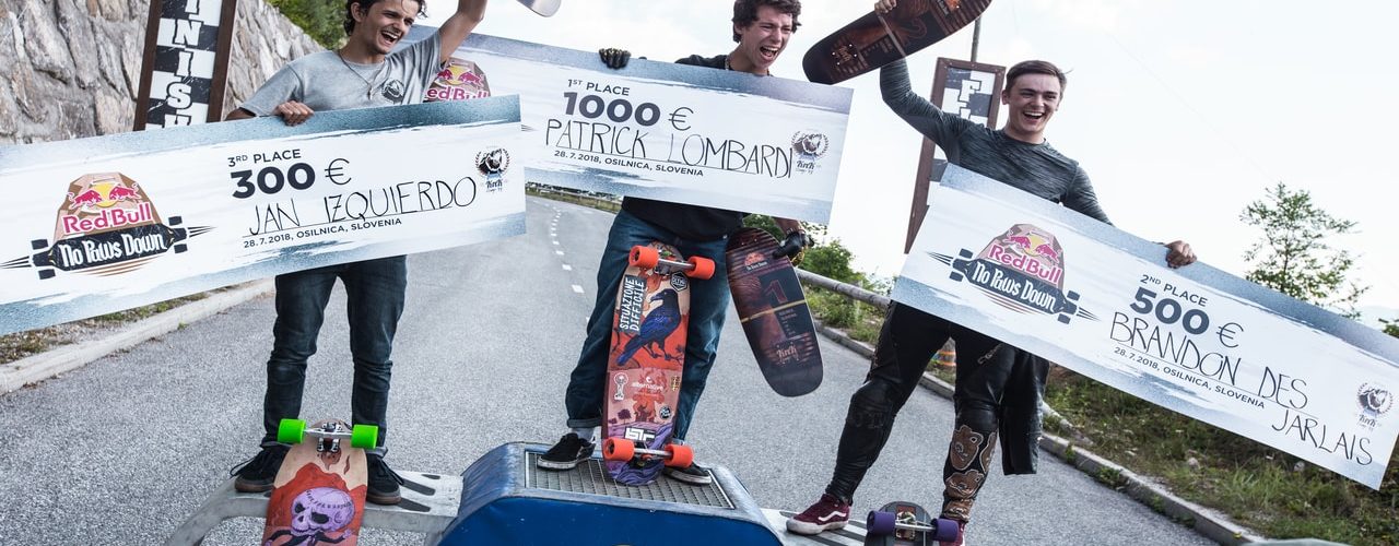 KnK Longboard Camp 2018 - Patrick L. Lombardi wins Red Bull No Paws Down